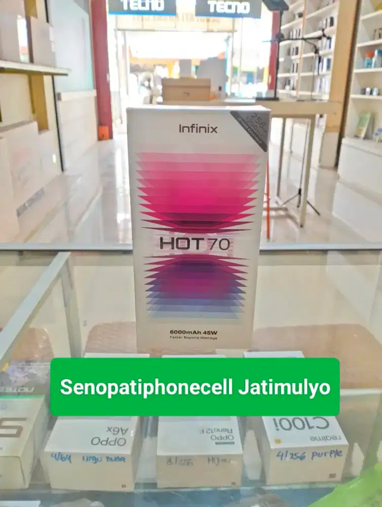 Infinix Hot 70 Ram 6+6/256 GB Terbaru Harga Promo!!