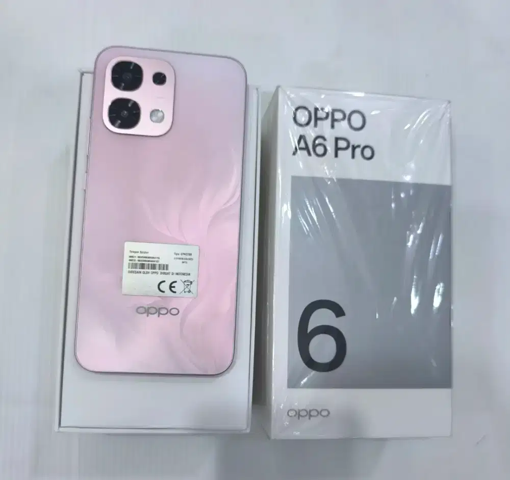 oppo A6 pro ram 8/128 komplit ori elegan