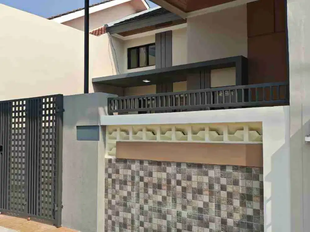 rumah baru renovasi di vila indah permai bekasi utara