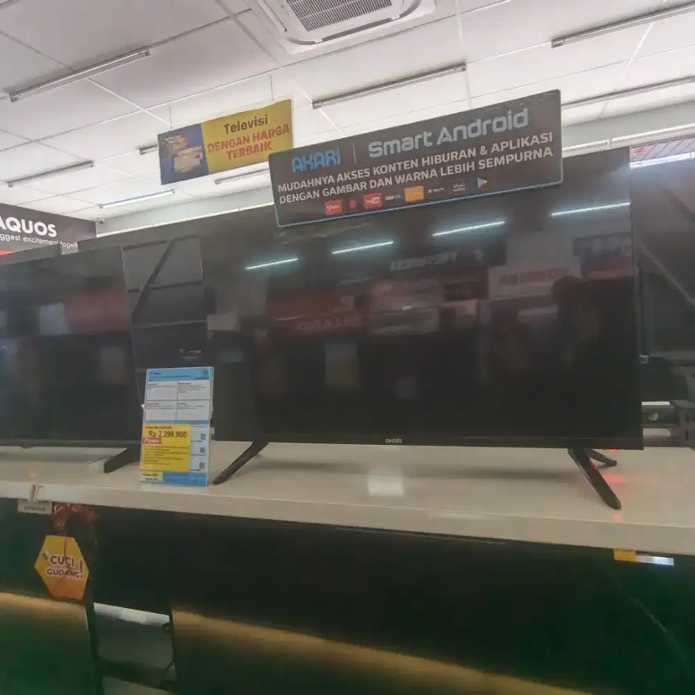 TV  aqua dan akari cicilan tanpa kartu kredit