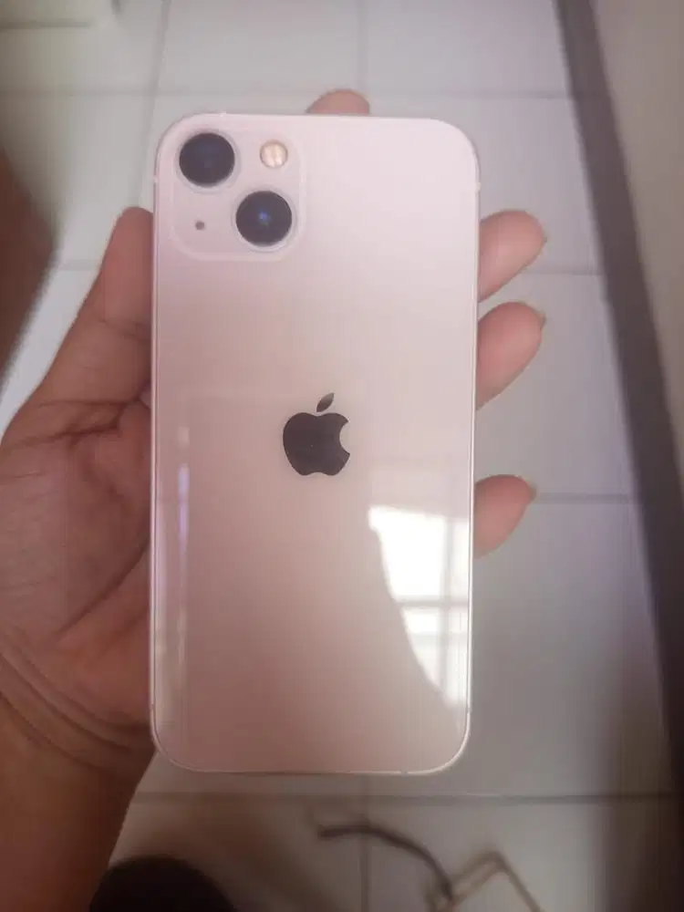 Jual Iphone 13 pink 128Gb mulus ex inter