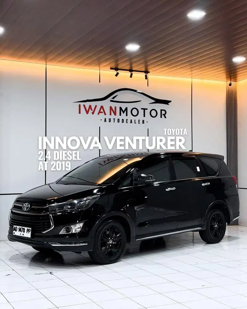 Plat AD Istimewa! Toyota Venturer 2.4 Diesel AT Tahun 2019