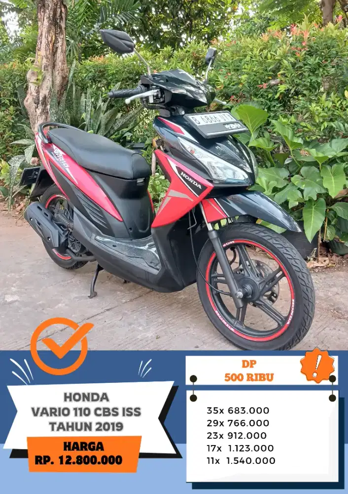 HONDA VARIO 110 CBS ISS TAHUN 2019