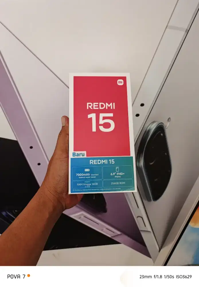 [ Fast respon WA ] Xiaomi Redmi 15 NFC 8+8/256 Garansi resmi 15bln