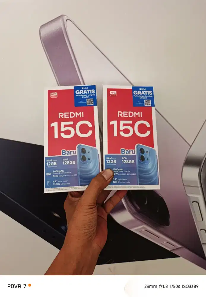 [ Fast respon WA ] Xiaomi Redmi 15C NFC 6+6/128 Garansi resmi 15bln
