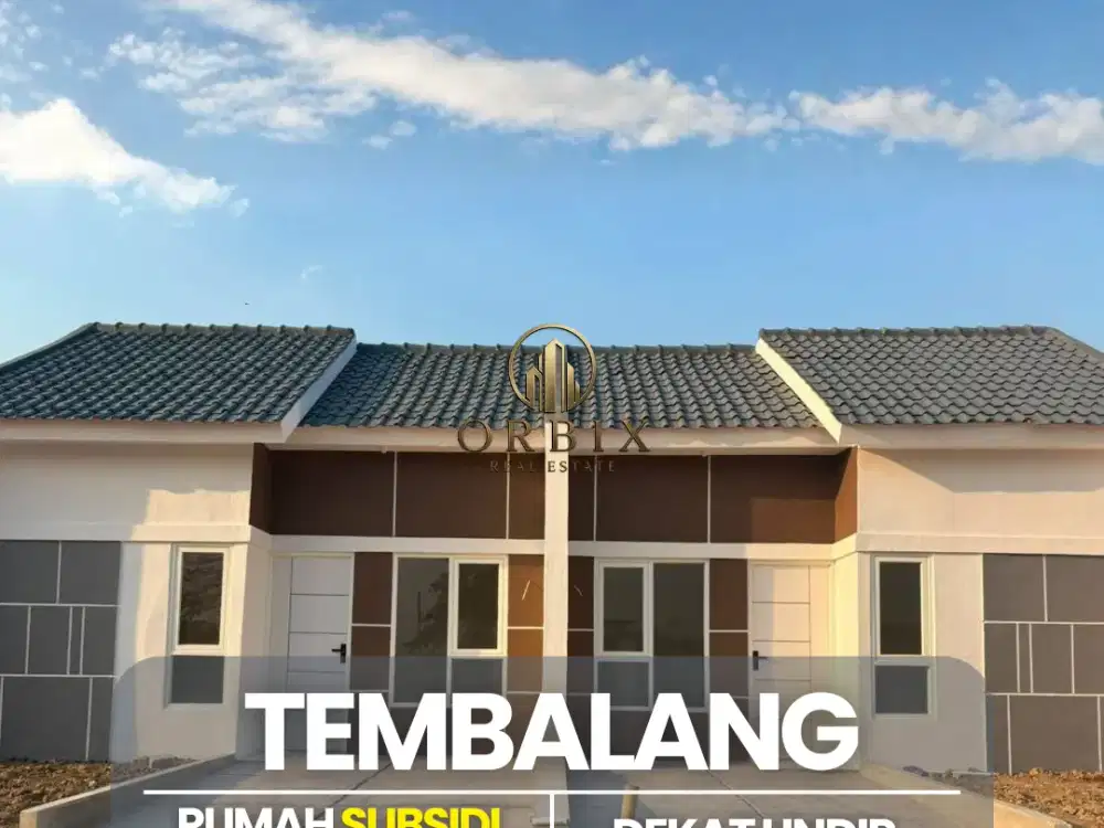 RUMAH SUBSIDI MODERN DI TEMBALANG – ALL IN MULAI RP30 JUTAAN