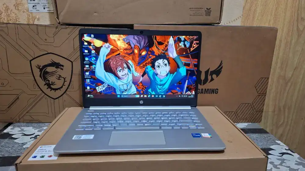 Laptop Hp 14s-dq5152TU •CORE I5 GEN12 •8GB •SSD 512GB • MULUS •