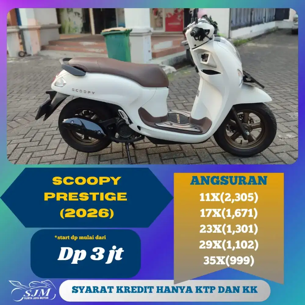 HONDA SCOOPY PRESTIGE 2026 SIAP PAKAI