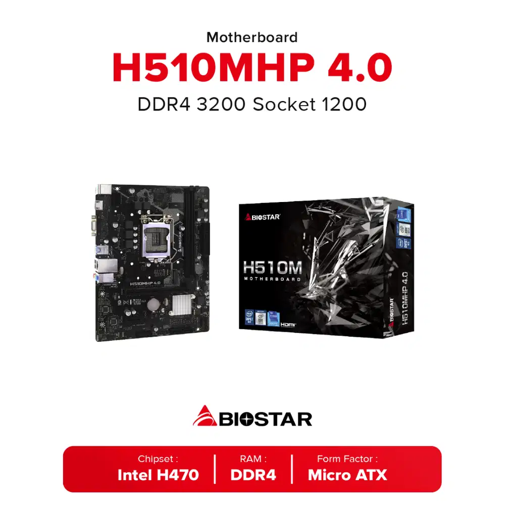 Motherboard Biostar H510MHP 4.0