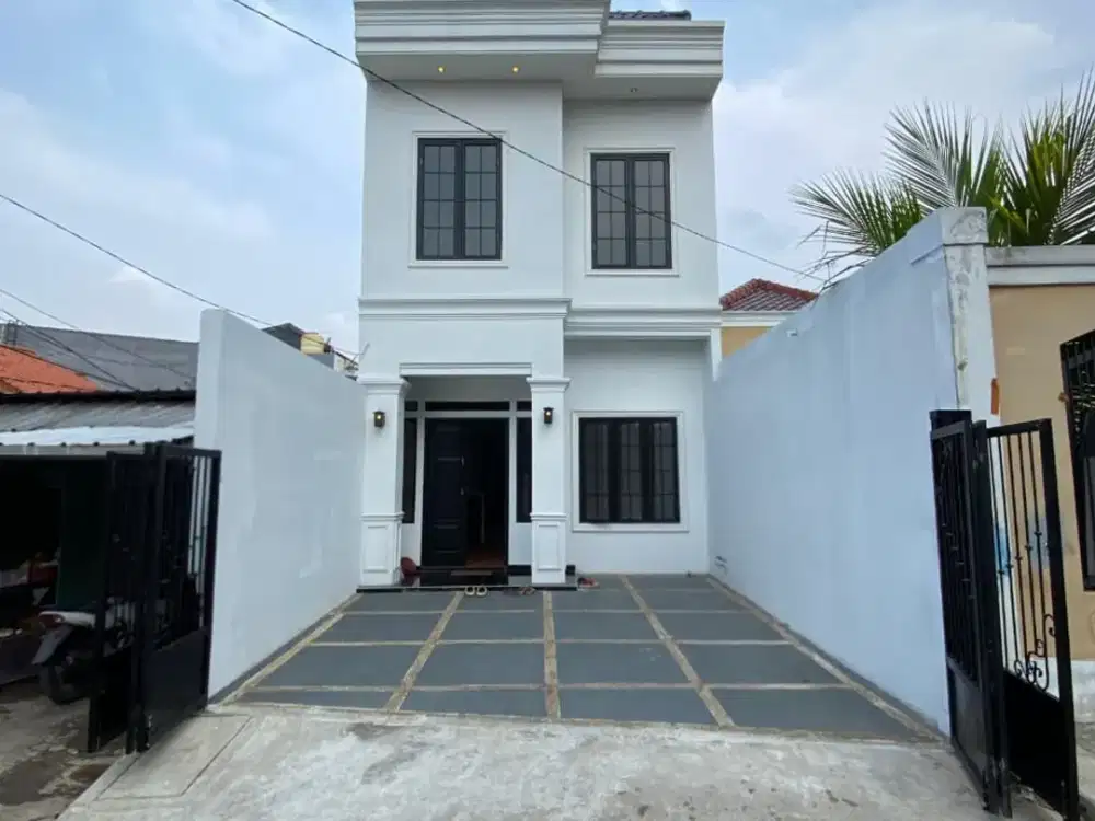 RUMAH BARU PINGGIR JALAN COCOK UNTUK USAHA di JATIMAKMUR PONDOK GEDE BEKASI
