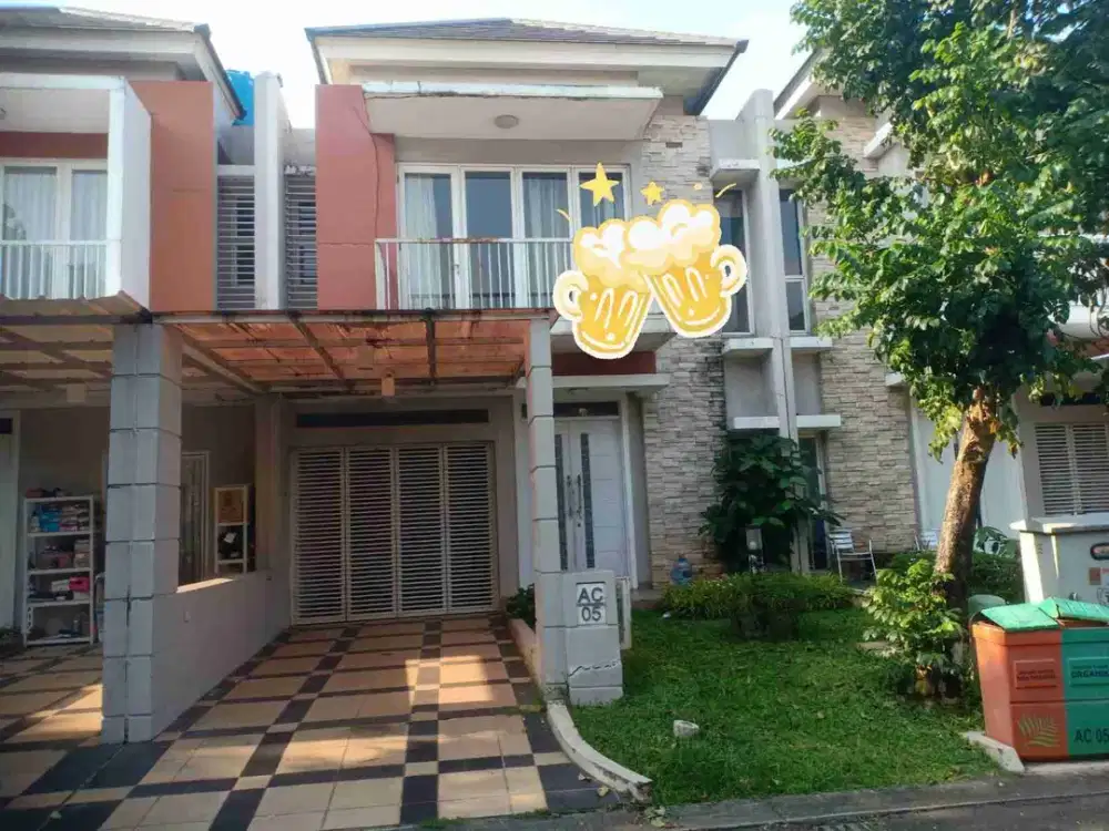 Dijual rumah lokasi strategis di cluster palm Summarecon bekasi