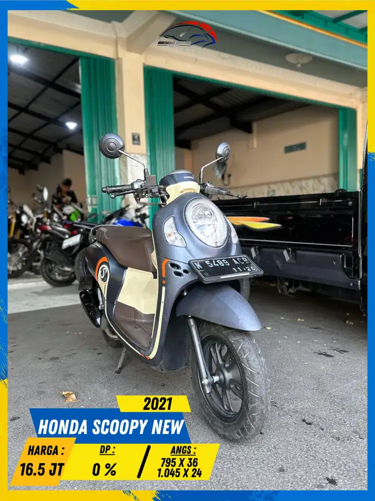 HONDA SCOOPY NEW 2021 READY MASZEHH HIKMAH MOTOR KEPUH MALANG