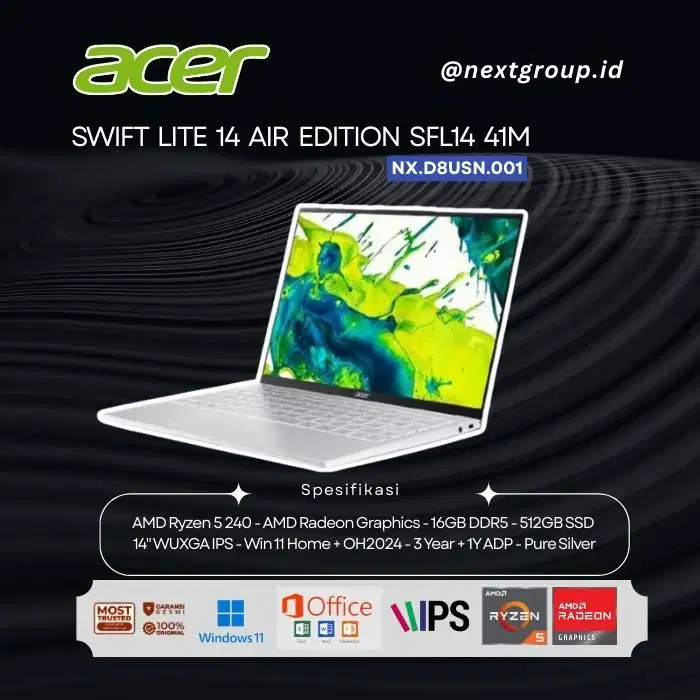 Acer Swift Lite 14 Air Edition SFL14-41M R5D2 - NX.D8USN.001
