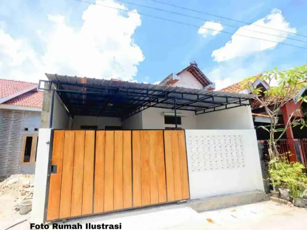 Rumah Baru Murah Progress Bangun Bonus Pagar Canopy Solo Kota Dekat TATV