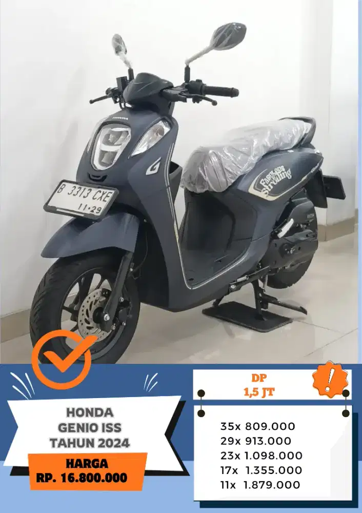 HONDA GENIO CBS ISS TAHUN 2024