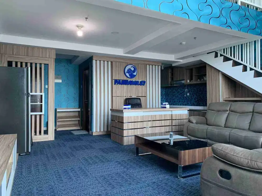 Siap Huni, Jual Apartemen Tipe Ebony Apartemen SOHO Podomoro City Jakarta Barat Kondisi Furnished