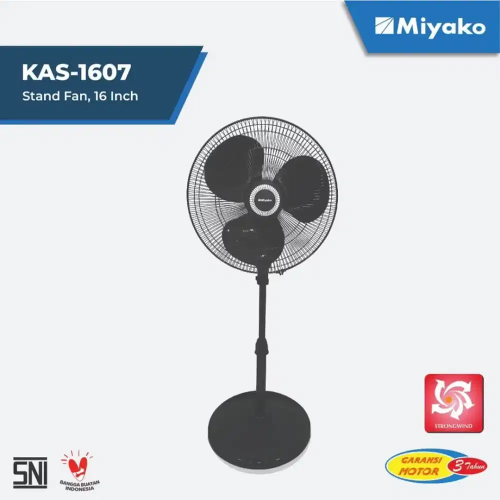 KIPAS ANGIN MIYAKO KAS-1607GB