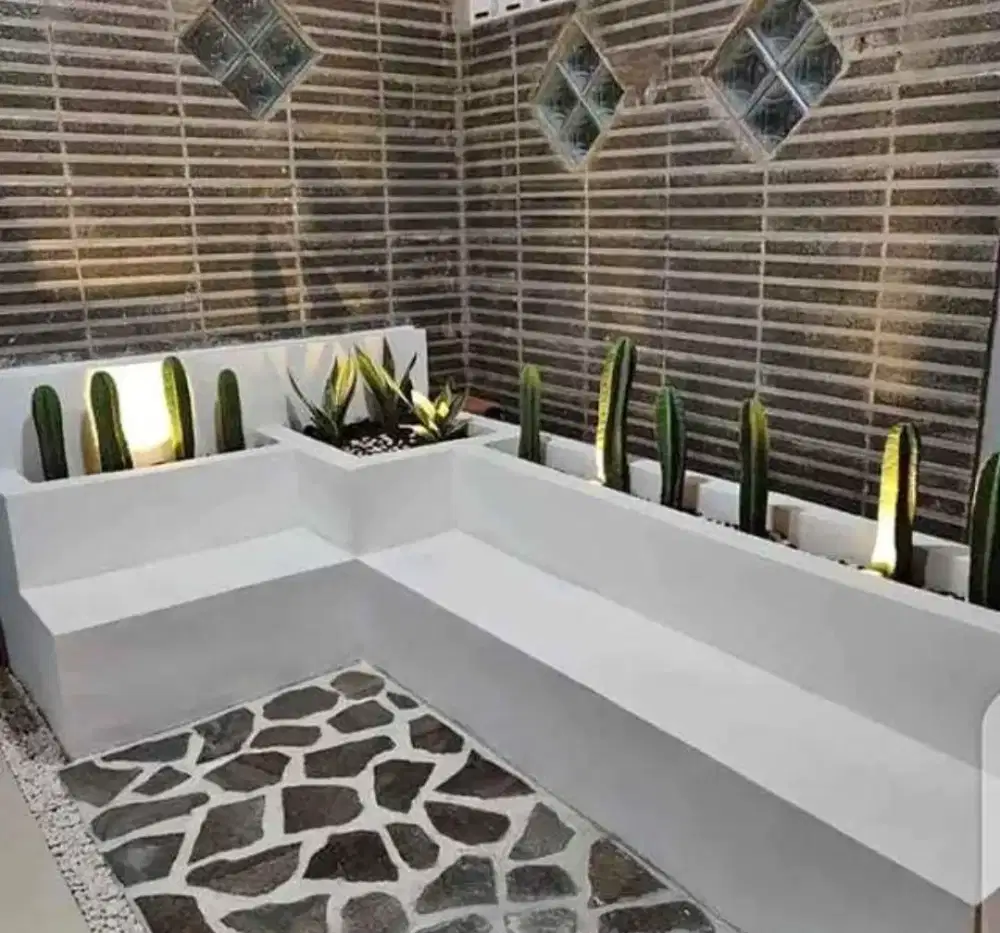 Bangku taman/dekorasi taman modern