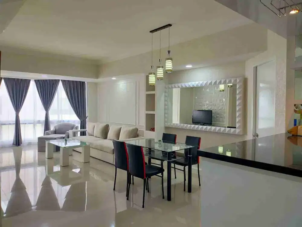 Dijual Apartemen Kondominium Taman Anggrek Jakarta Barat Tipe 2BR+ Kondisi Funished dan Lokasi Strategis