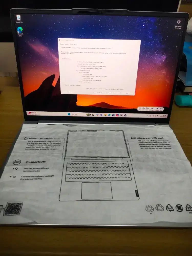 LAPTOP LENOVO IDEAPAD SLIM 5 15IRU9 (EX DISPLAY)