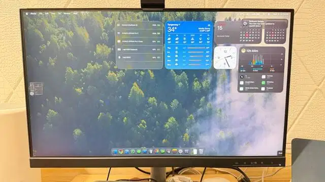 Monitor Lenovo L24i-30 24 Inch IPS FHD 75Hz Slim Preloved Mulus Batang