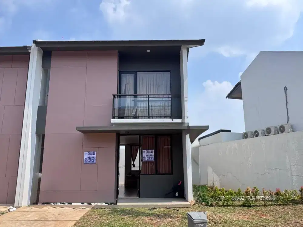 DIJUAL CEPAT RUMAH HOEK SIAP HUNI 2 LANTAI DI SERPONG