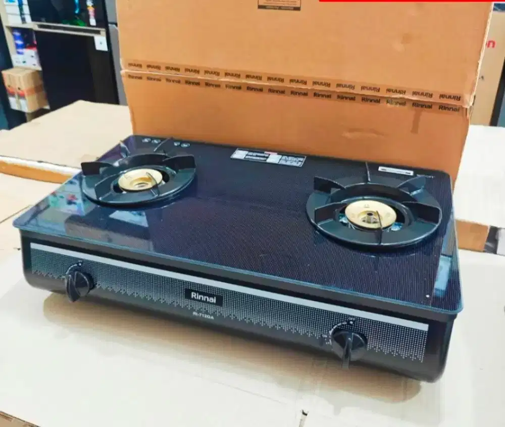 KOMPOR GAS RINNAI 2 TUNGKU - RINNAI RI-712GA(B)
