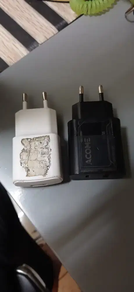 Kepala Charger infinix dan acome