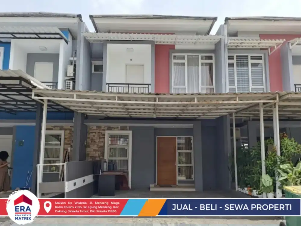 Lelang Legalitas Aman! Rumah SHM 2 Lantai Cluster Savana Metland Menteng