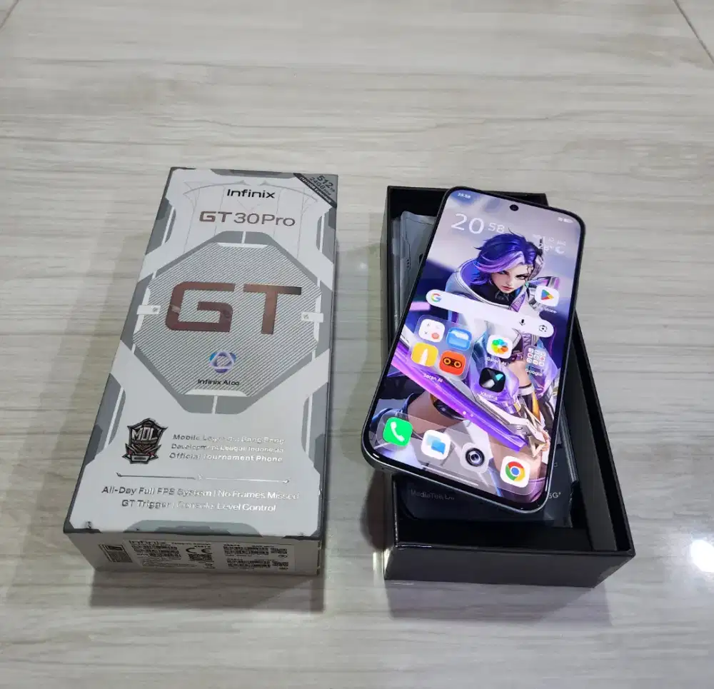 Infinix GT 30 Pro 12/512gb Mulus Lengkap bergaransi resmi