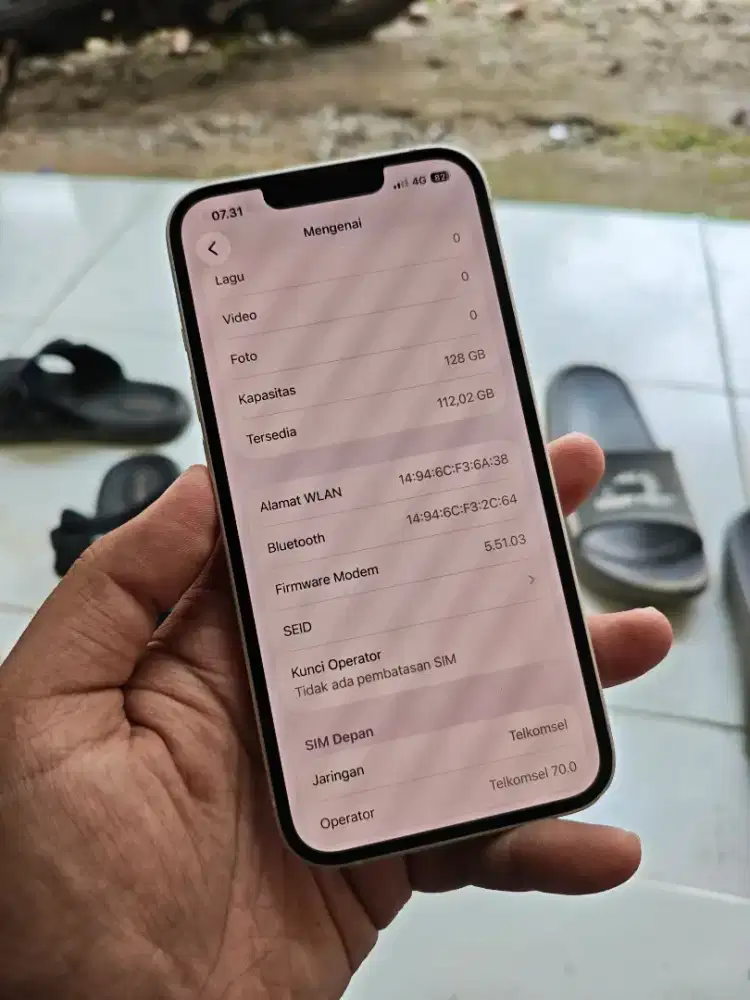 Iphone 13 128GB Putih Inter