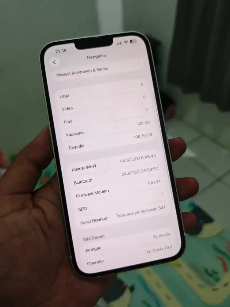 Iphone 14 Plus 128GB Putih Inter