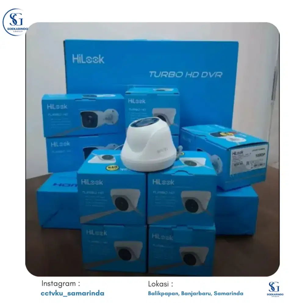 Paket CCTV Komplit DVR, Kamera, Harddisk