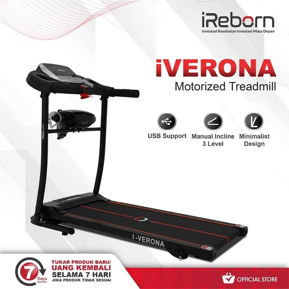 Treadmill Elektrik IReborn I-Verona