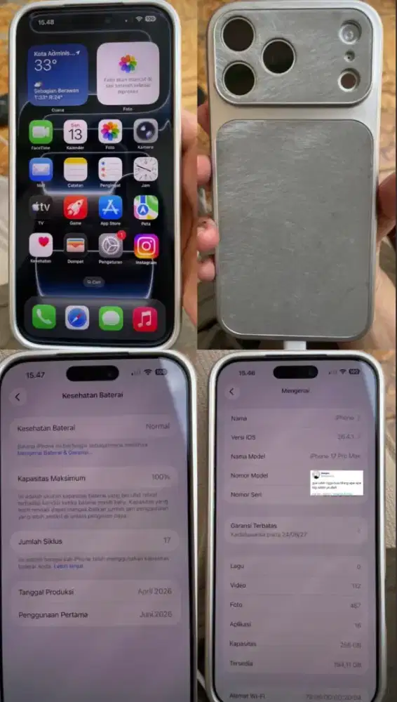 IPHONE 17 PRO MAX RAM 256 GB