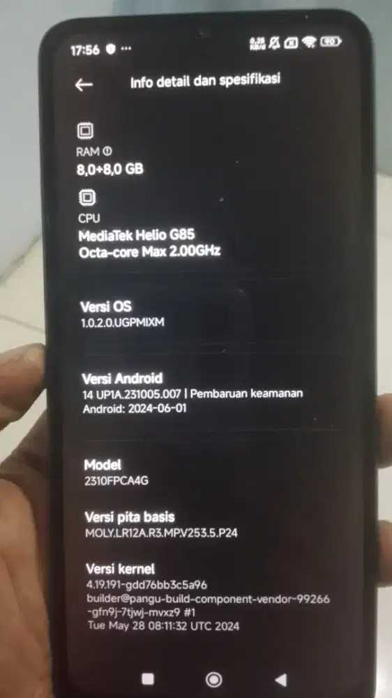 Poco phone c65 ram 8+8 gb