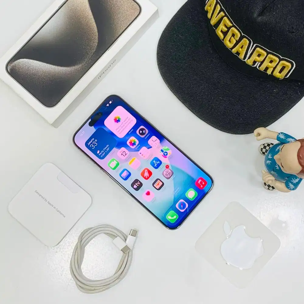 Second iphone 15 promax,natural,bh 86%,256gb,ex ibox
