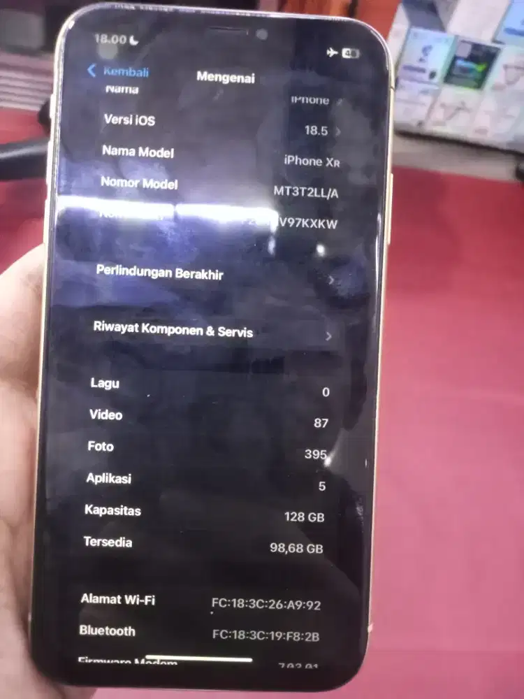 Iphone xr 128GB imei lama