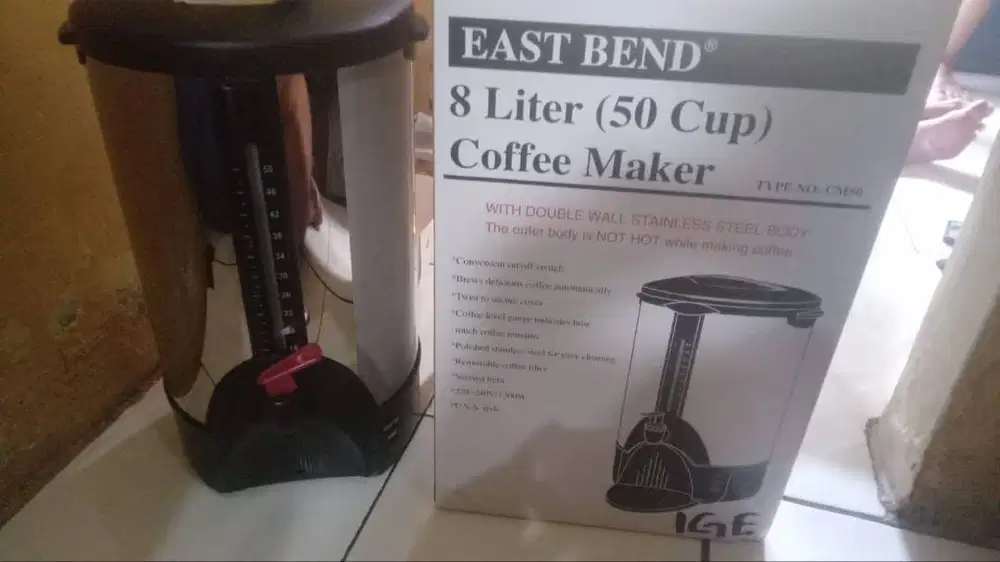 water boiler coffe maker 8 liter(50 cup)