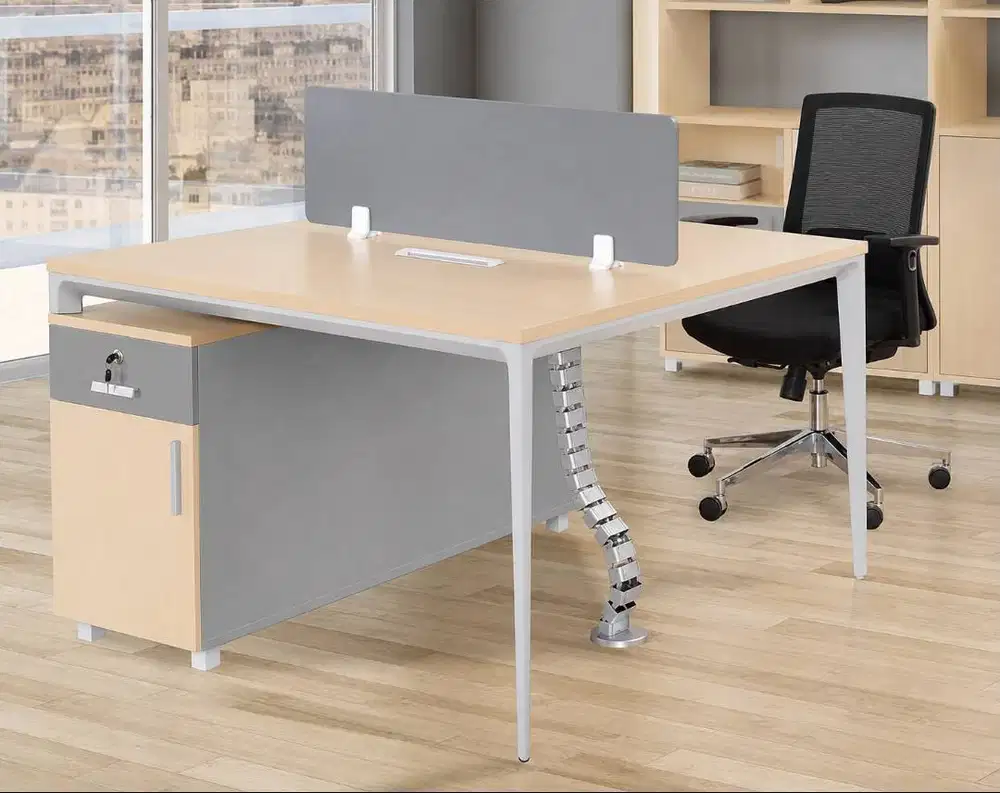 Meja Staff Plus Laci Meja Kerja Hadap