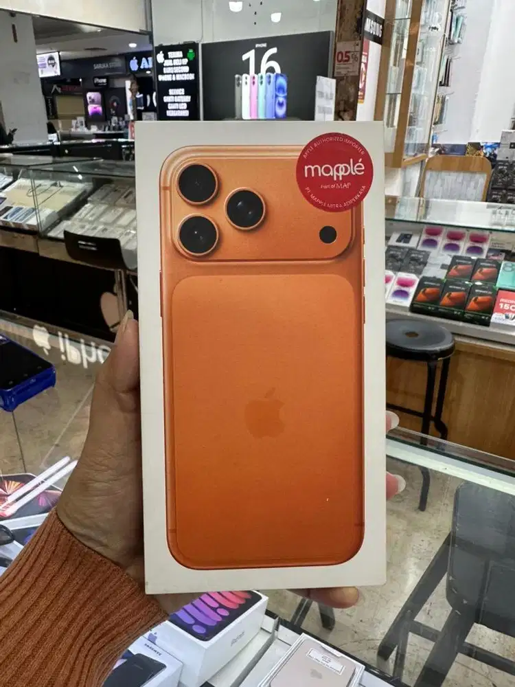 New IPhone 17 Pro Max 256GB Orange Garansi Resmi
