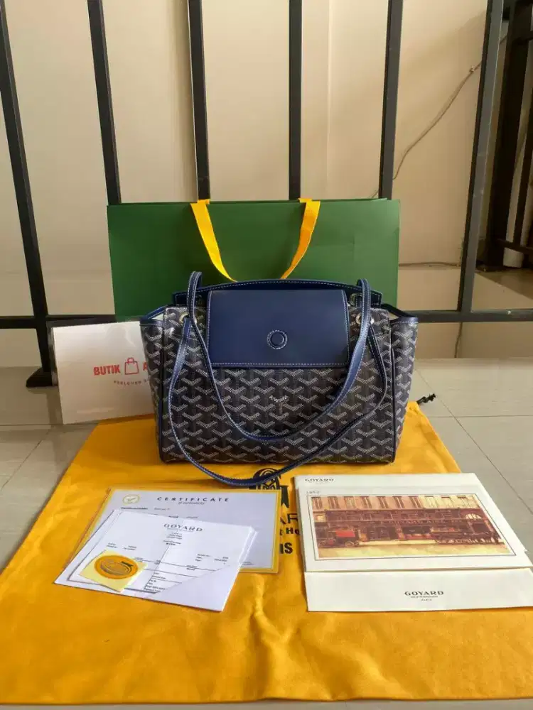 Nego Preloved Rouette PM Tote Bag Navy authentic