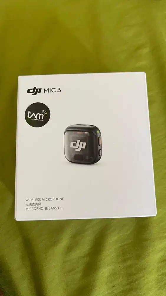 Dji mic 3 kondisi baru segel