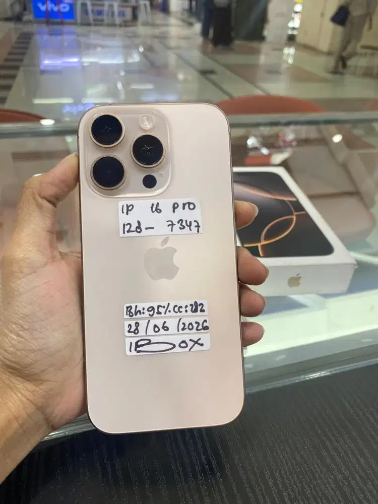 Iphone 16 pro 128 dessert garansi ibox