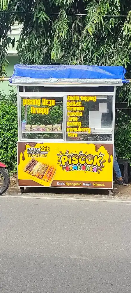 Dijual grobak bekas jualan piscok