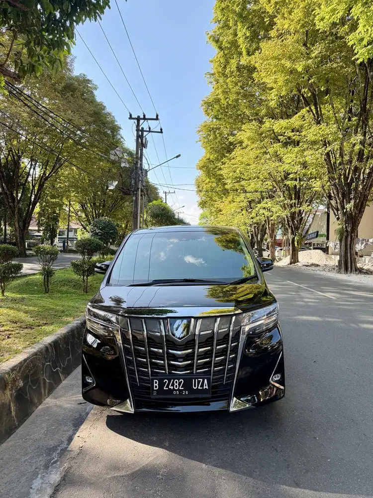 Toyota Alphard G 2.5 AT 2021 Hitam KM 50Rb Asli Terawat Siap Pakai