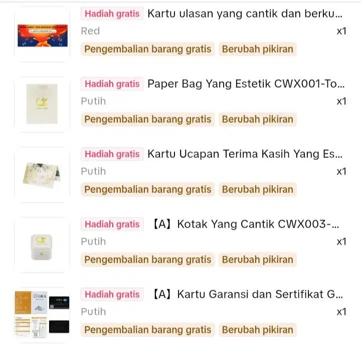 Di lengkapi sertifikat dengan permata yang cantik