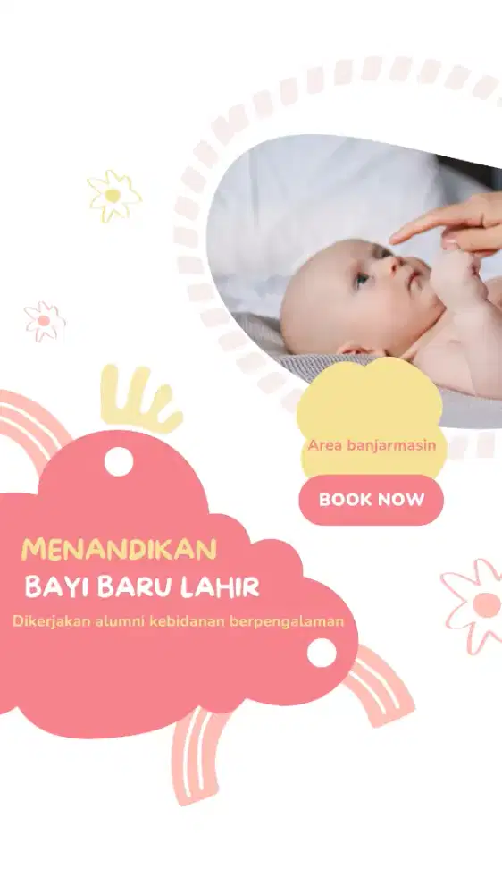 Jasa memandikan bayi baru lahir, lansia
