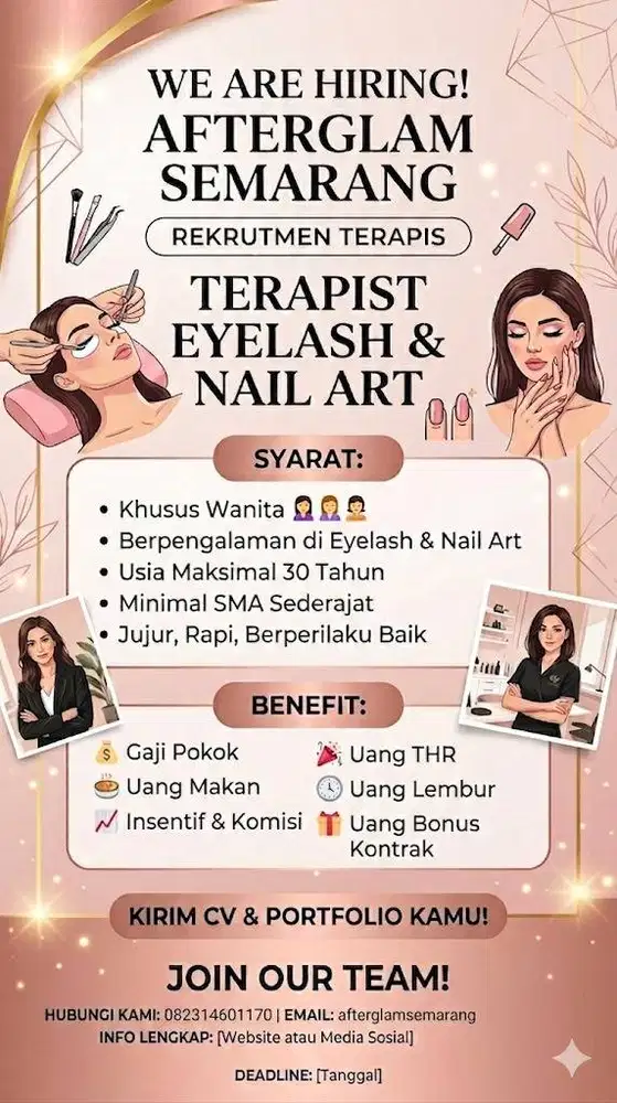 Lowongan Terapist Eyelash