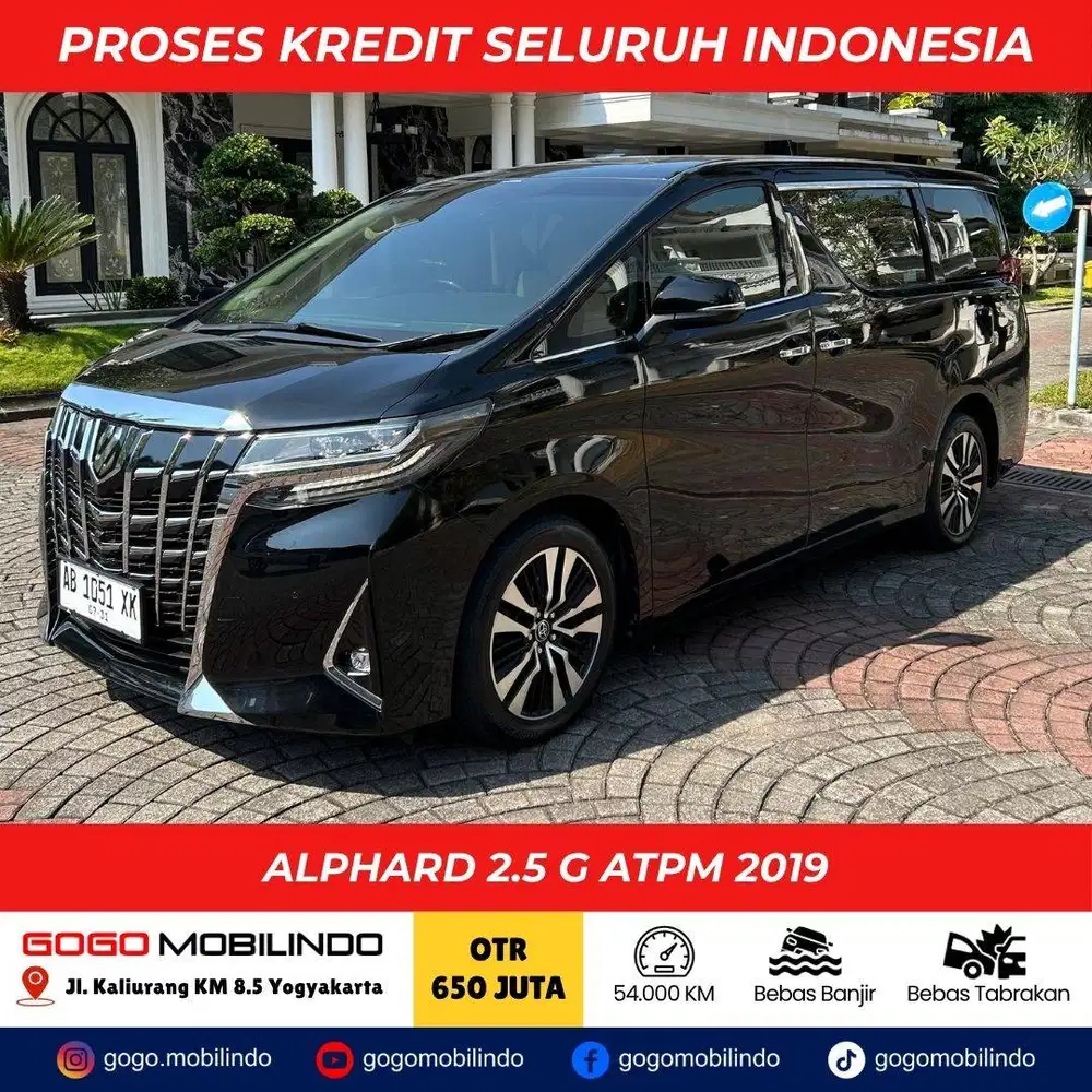 ALPHARD 2.5 G ATPM 2019 KONDISI ANTIK